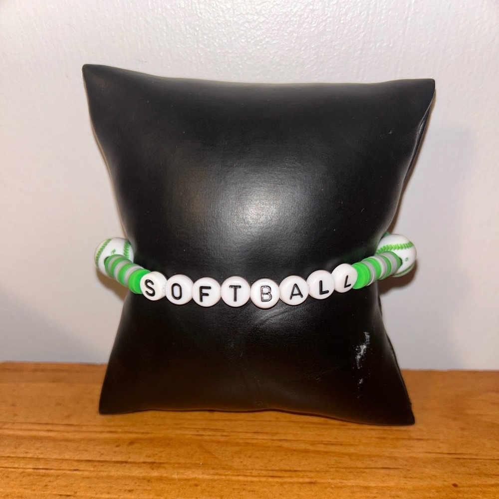 Softball Heishi Bracelet